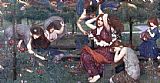 John William Waterhouse Flora and the Zephyrs painting